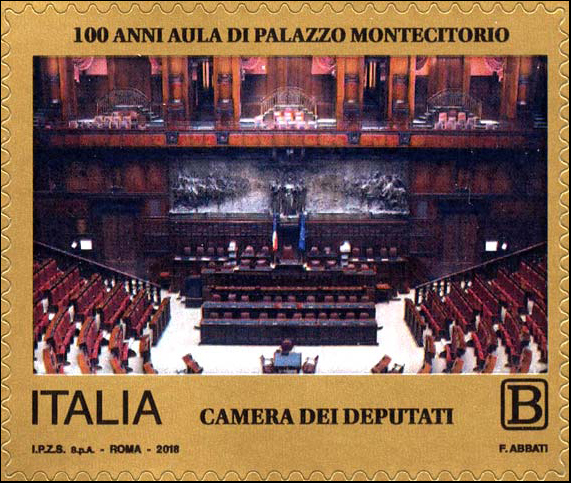 Francobollo Camera dei Deputati -  2018