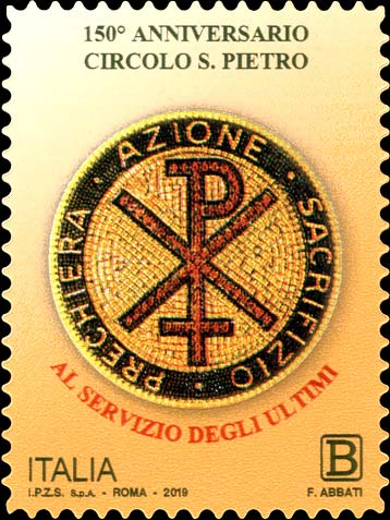 Francobollo Logo del Circolo S. Pietro -  2019