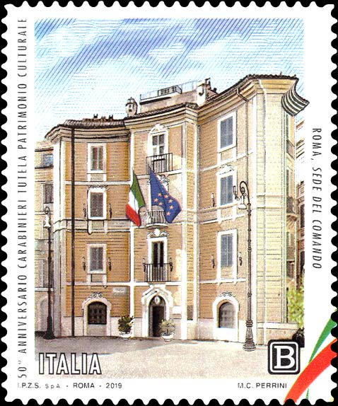 Francobollo Palazzetto Raguzzini -  2019