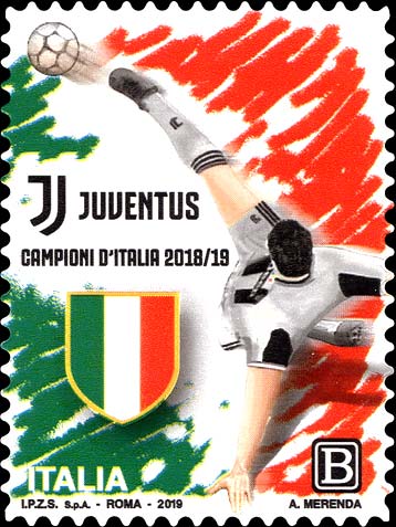 Francobollo Calciatore -  2019