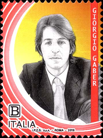 Francobollo Giorgio Gaber -  2019