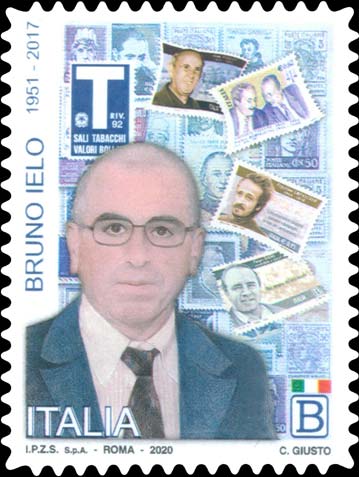 Francobollo Ritratto di Bruno Ielo -  2020