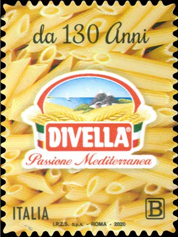 Francobollo Pasta Divella -  2020
