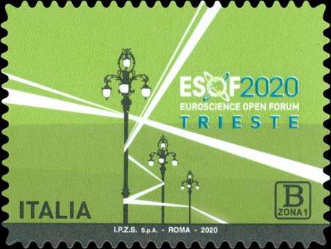Francobollo Lampioni di Trieste -  2020