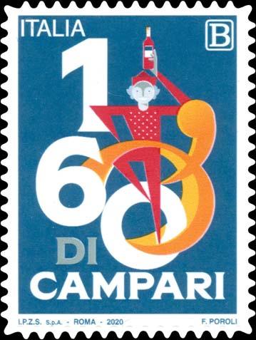 Francobollo Manifesto Pubblicitario di Campari -  2020