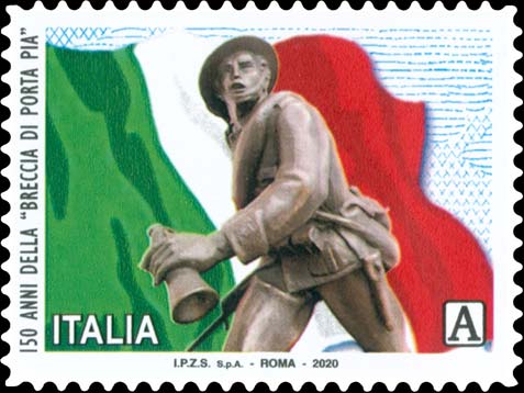 Francobollo Monumento al Bersagliere -  2020
