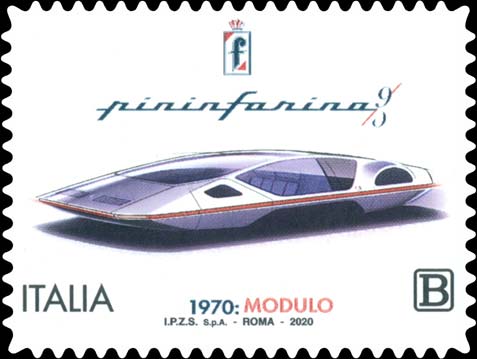 Francobollo Concept Car Pininfarina Modulo -  2020