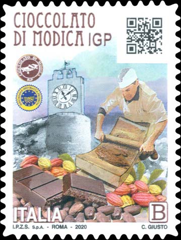 Francobollo Artigiano che Prepara il Cioccolato -  2020