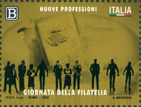 Francobollo Sagome di Lavoratori -  2020