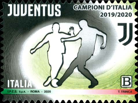 Francobollo Sagome di Calciatori -  2020