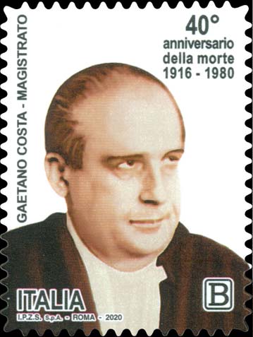 Francobollo Gaetano Costa -  2020