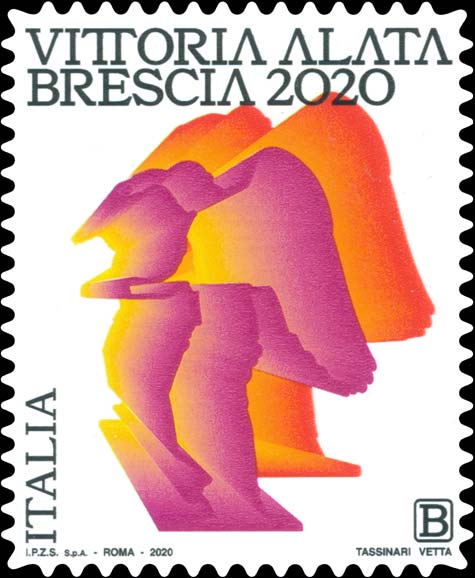 Francobollo Statua della Vittoria Alata di Brescia -  2020