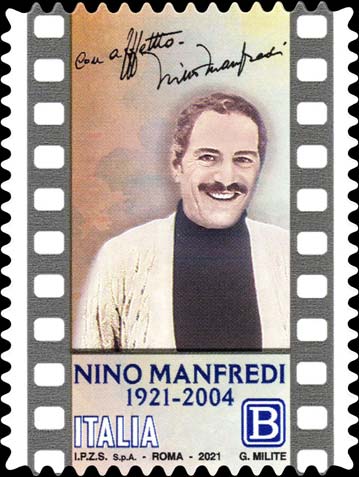 Francobollo Nino Manfredi -  2021