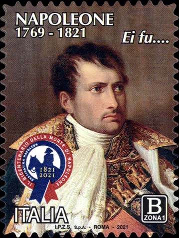 Francobollo Ritratto di Napoleone Re d'Italia, Opera di Andrea Appiani -  2021