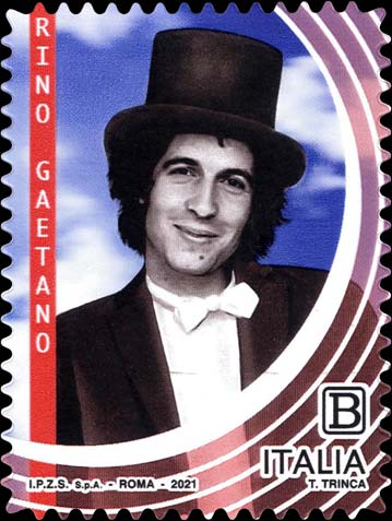 Francobollo Rino Gaetano -  2021