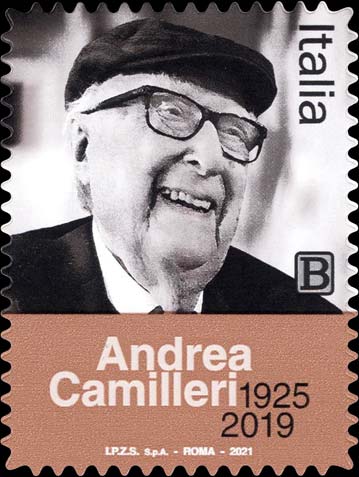 Francobollo Ritratto di Andrea Camilleri -  2021