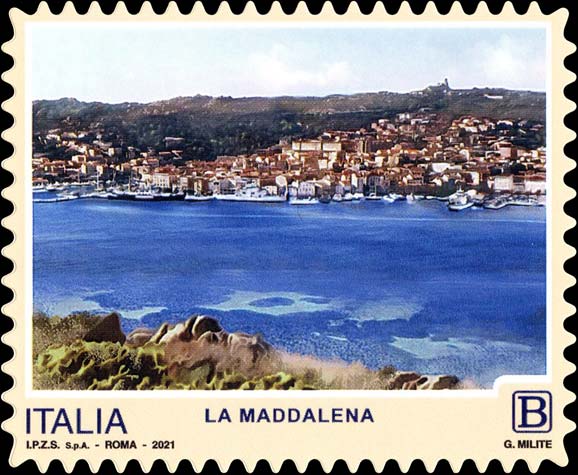 Francobollo La Maddalena -  2021