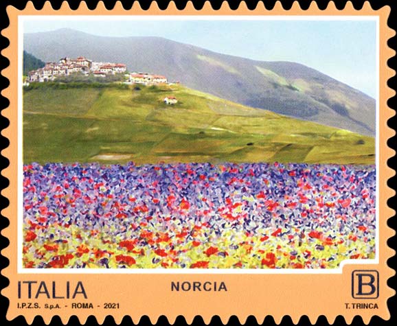 Francobollo Norcia -  2021