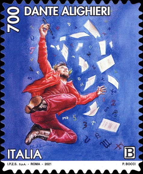 Francobollo Il Passaggio del Testimone, Opera di Paolo Bocci -  2021