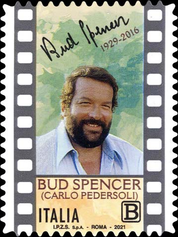 Francobollo Ritratto di Bud Spencer -  2021
