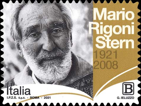 Francobollo Ritratto di Mario Rigoni Stern -  2021