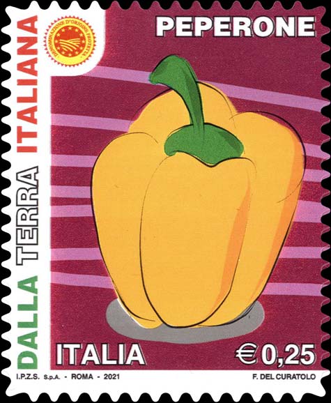 Francobollo Peperone -  2021