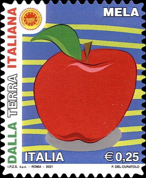 Francobollo Mela -  2021