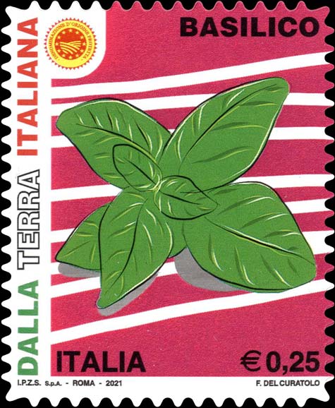 Francobollo Basilico -  2021