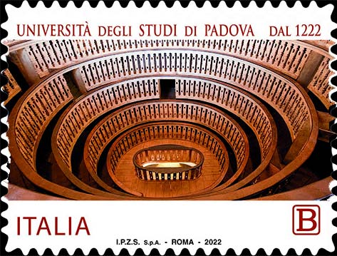 Francobollo Teatro Anatomico dell'Università di Padova -  2022