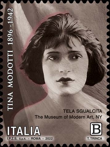 Francobollo Ritratto di Tina Modotti -  2022
