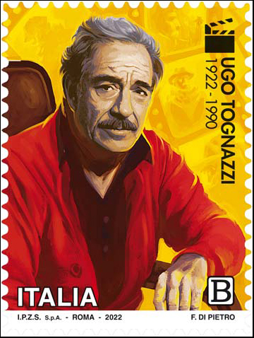 Francobollo Ritratto di Ugo Tognazzi -  2022