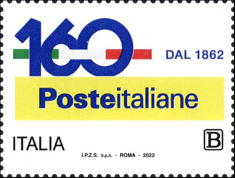 Francobollo Logo di Poste Italiane -  2022