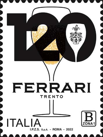 Francobollo Calice di Spumante -  2022