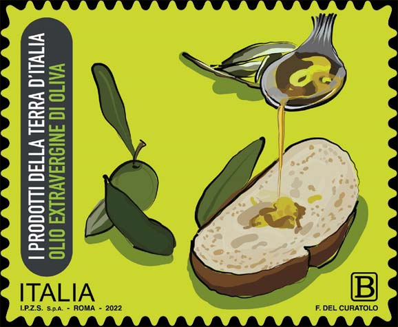 Francobollo Oliva e Olio -  2022
