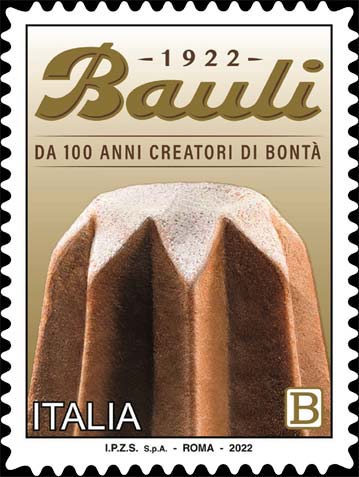 Francobollo Pandoro di Verona Bauli -  2022