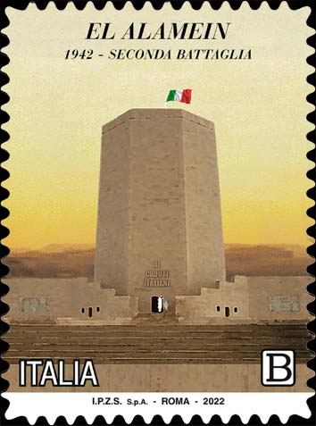 Francobollo Sacrario Militare Italiano di El Alamein -  2022