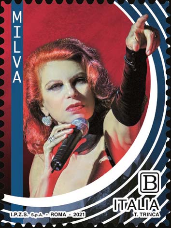Francobollo Milva -  2022