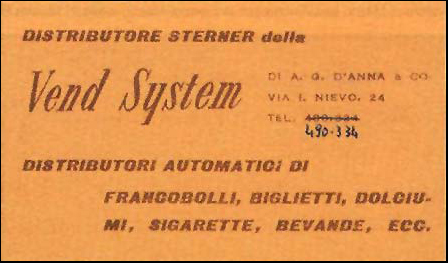 Francobollo Diciture -  1956