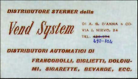 Francobollo Diciture -  1956