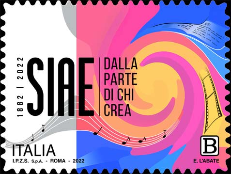 Francobollo Note Musicali e Colori -  2022