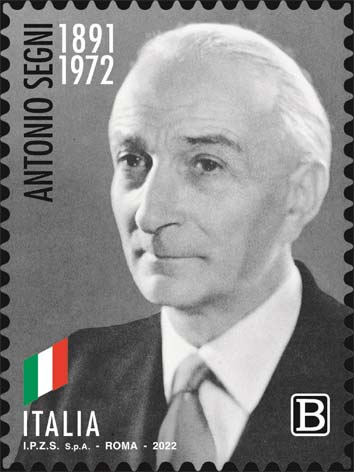 Francobollo Ritratto di Antonio Segni -  2022