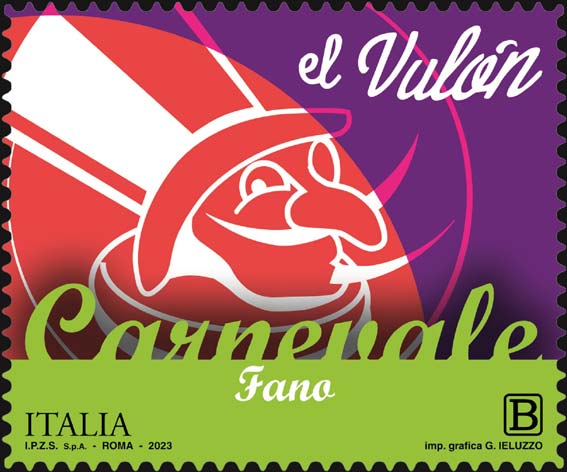 Francobollo Carnevale di Fano -  2023