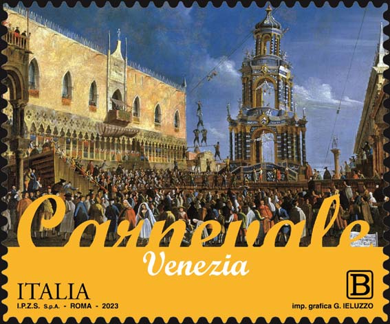 Francobollo Carnevale di Venezia -  2023