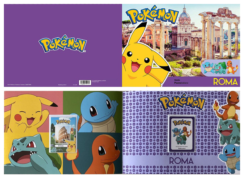 Francobollo Pokémon Roma -  2021