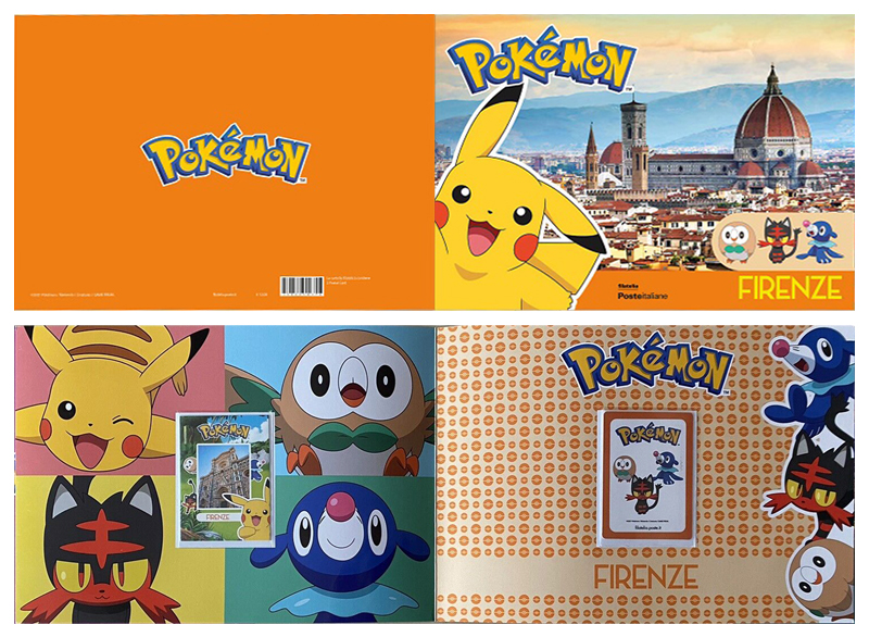 Francobollo Pokémon Firenze -  2021