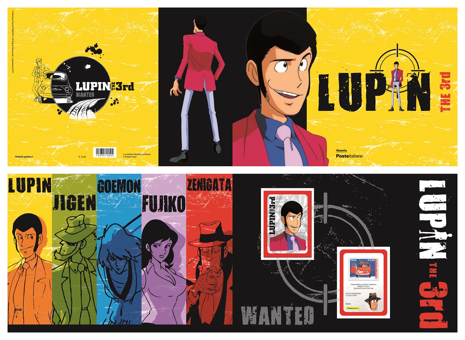 Francobollo Lupin III -  2022