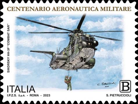 Francobollo Sikorsky HH-3F Combat Sar -  2023
