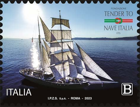 Francobollo Nave Italia -  2023