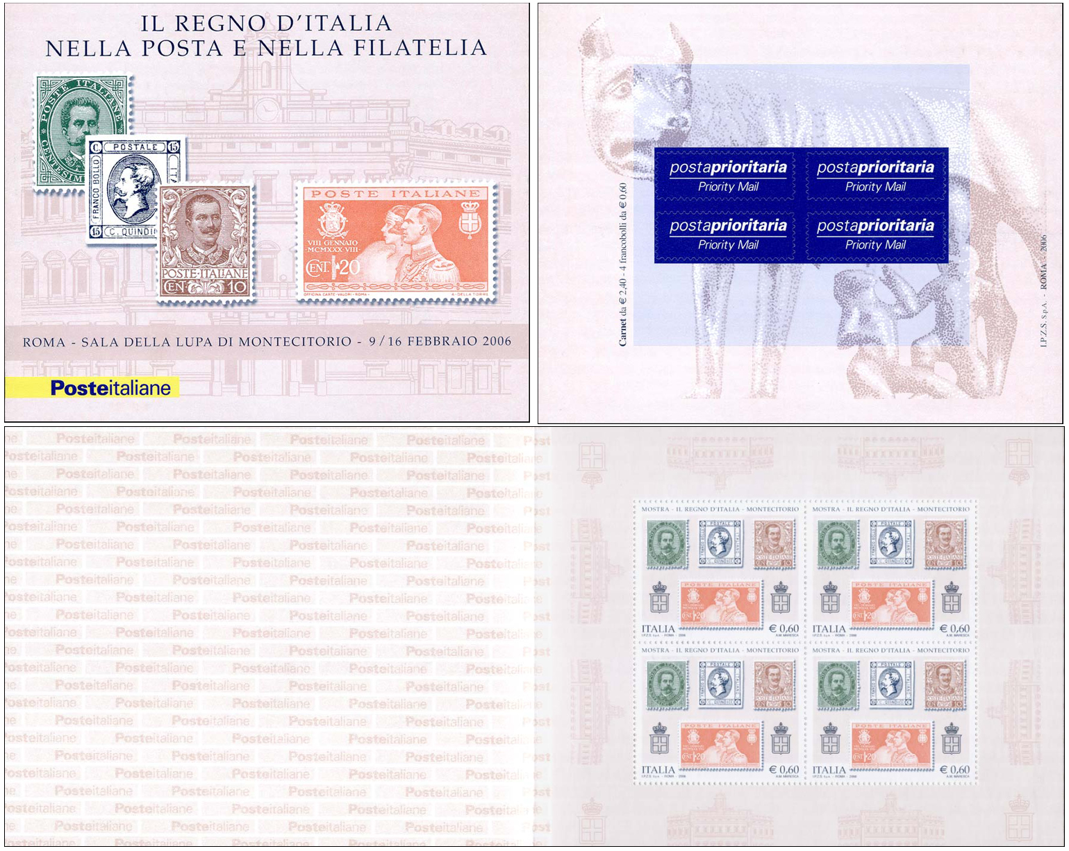 Francobollo Francobolli del Regno d'Italia -  2006
