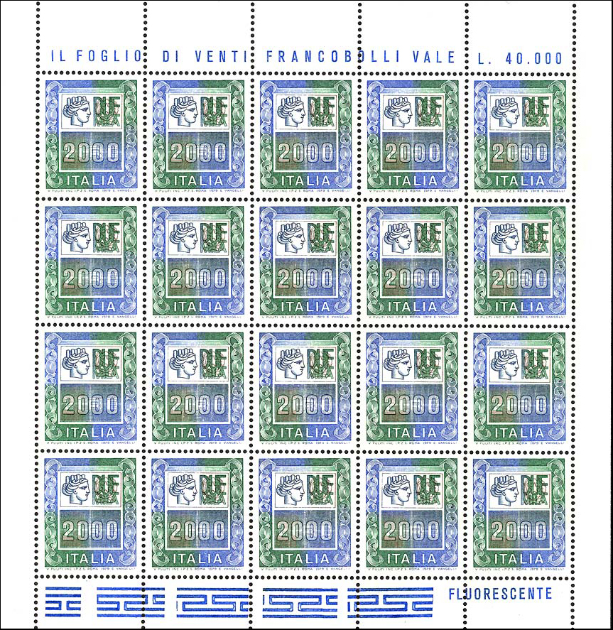 Francobollo Alti Valori Ordinari -  1978